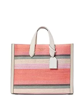 Image of kate spade new york Manhattan Large Woven Tote