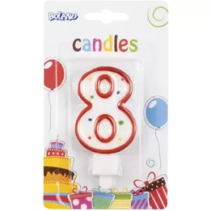 Image of Number 8 Birthday Candle