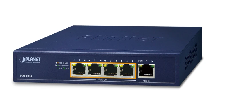 Image of PLANET POE-E304 network extender Network transmitter & receiver Bl