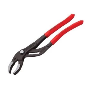 Image of Knipex Plastic Pipe Grip Pliers Chrome 250mm - 80mm Capacity