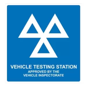 Image of MOT Vehicle Testing Station - RPVC (625 x 600mm)