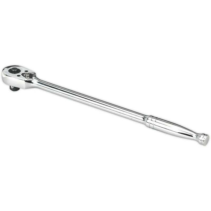 Image of Loops Long Reach 48-Tooth Pear-Head Ratchet Wrench - 3/8 Inch Sq Drive - Flip Reverse Multi