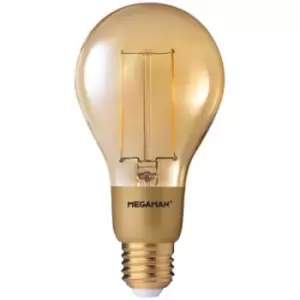 Image of Megaman 3W LED Gold Filament Classic ES E27 GLS Very Warm White Dimmable - 146109
