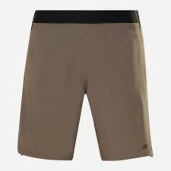 Image of Reebok Graphic Strength Shorts, Green, Size L, Men