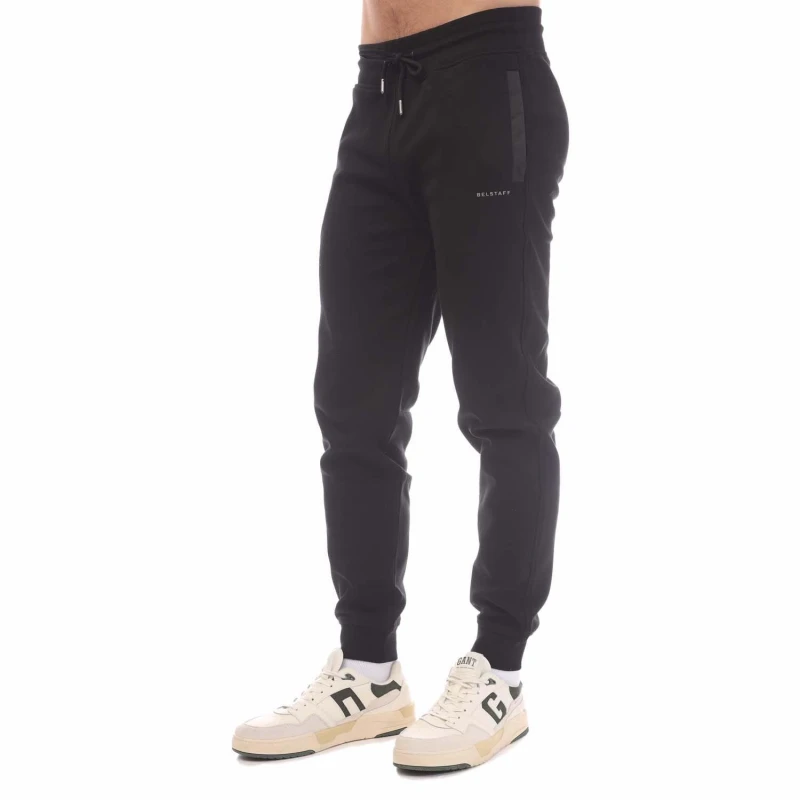 Image of Belstaff Cotton Fleece Alloy Sweatpants Black male 2XL