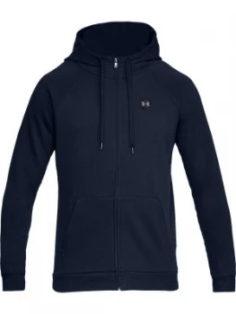 Image of Urban Armor Gear Mens Rival Fleece Full Zip Hoodie Blue