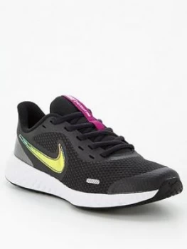 Image of Nike Junior Revolution 5 - Black, Size 5.5