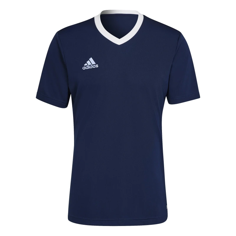 Image of adidas Entrada 22 Short Sleeve Jersey Top Mens - Blue Blue M