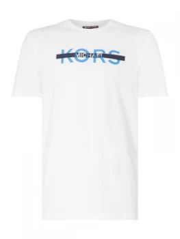 Image of Mens Michael Kors Graphic Tee White