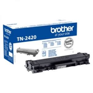 Image of Brother TN2420 High Yield Black Laser Toner Ink Cartridge