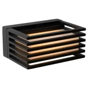 Image of Lucide MALTA-LED - Wall Light Outdoor - LED - 1x5,4W 3000K - IP54 - Black