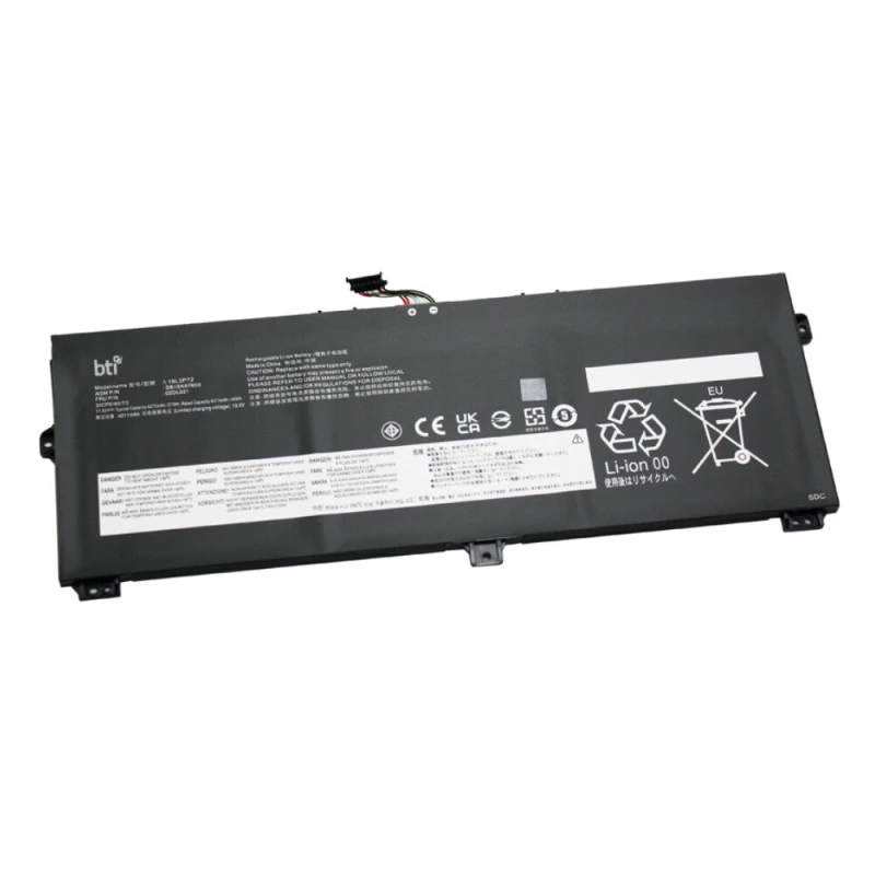 Image of BTI BTI 02HM886 compatible 51Wh 3-cell battery for Lenovo Thinkpad X390 Yoga 02HM886-BTI