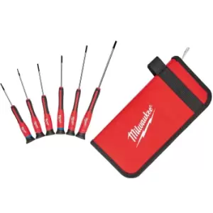 Image of Milwaukee 6 Piece Precision Screwdriver Set