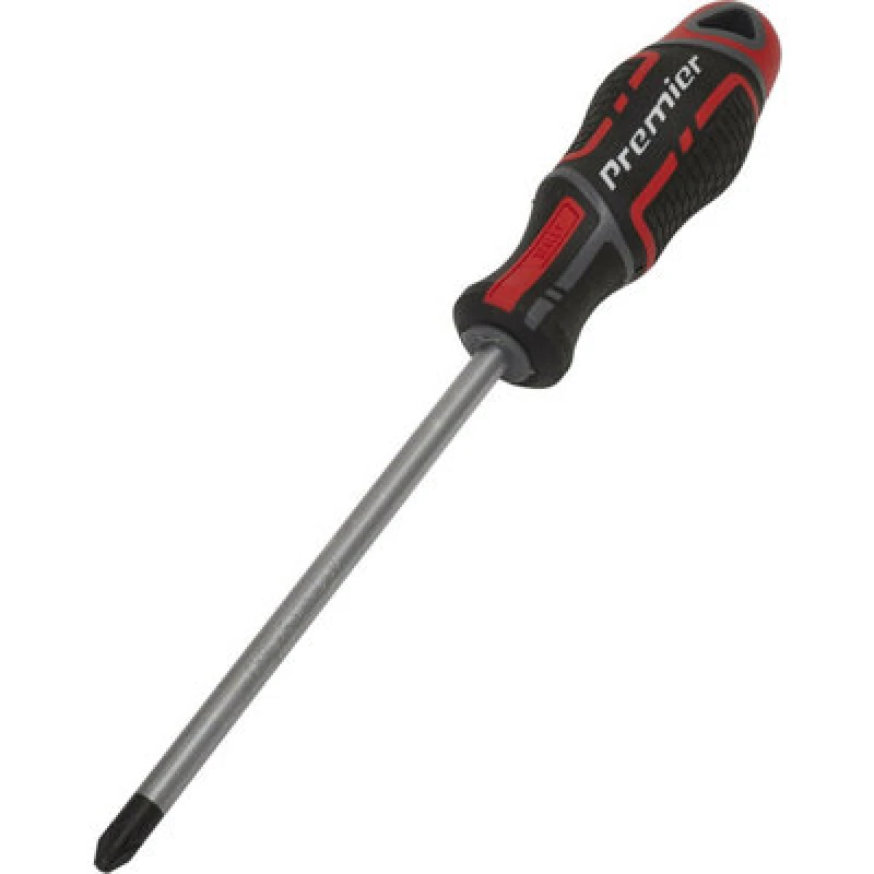 Image of Loops PREMIUM Pozi 3 x 150mm Screwdriver - Ergonomic Soft Grip - Magnetic Tip Driver Multi