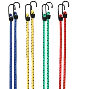 Image of 8x Elastic Bungee Strap Luggage Cord Wires 40 - 100cm x 8mm a~