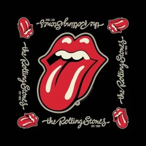 Image of The Rolling Stones - Established 1962 Mens Bandana - Black