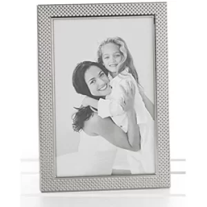 Image of Polished Silver Pimple 5x7 Photo Frame