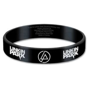 Image of Linkin Park - Classic Logos Gummy Wristband