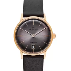 Image of American Classic Intra-Matic Automatic Brown Dial Stainless Steel Mens Watch