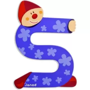 Image of Janod Wooden Clown Letter- S