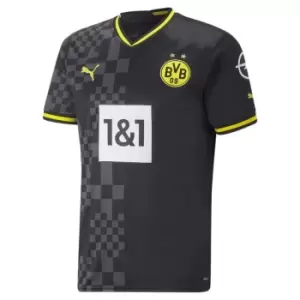 Image of Puma Borussia Dortmund Away Shirt 2022 2023 Adults - Black