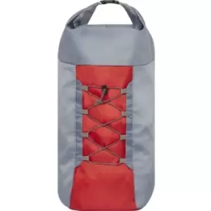 Image of Bullet Blaze Foldable Backpack (One Size) (Grey/Red) - Grey/Red