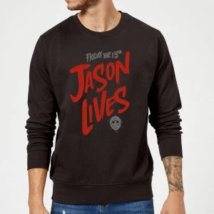 Image of Friday the 13th Jason Lives Sweatshirt - Black - 5XL