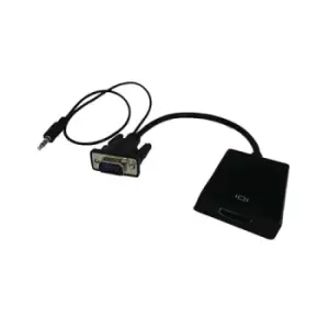 Image of Connekt Gear VGA to HDMI Adapter Male to Female VGA Source 26-0412