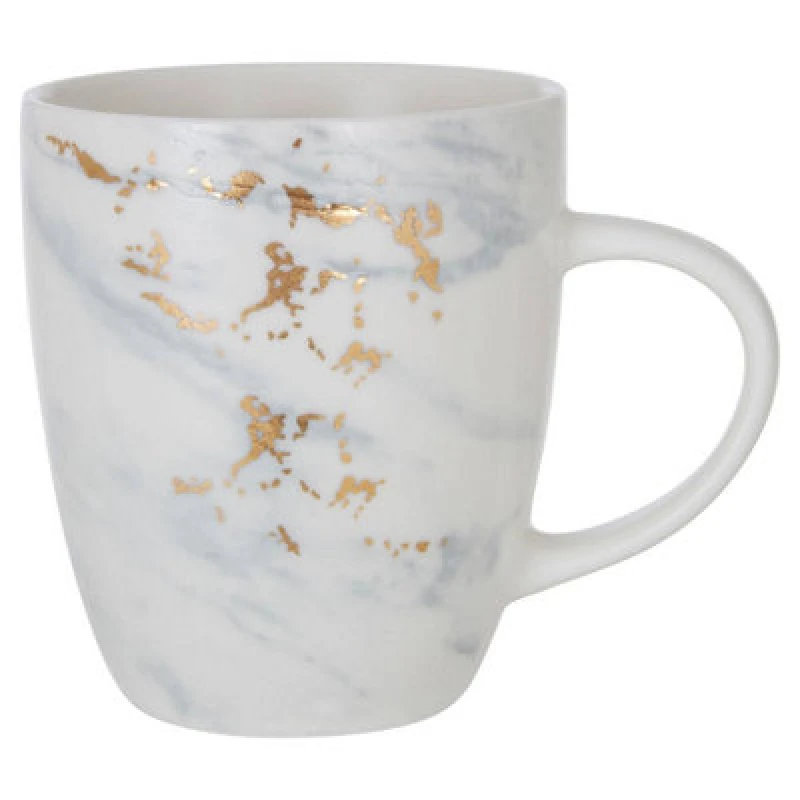 Image of Premier Housewares Marble Luxe Patterned Cernamic Mug White unisex