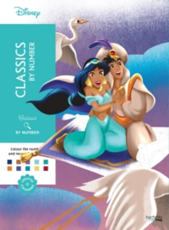 Image of Mystery Colouring - Classics by Number : Reveal iconic Disney characters with colour by number Paperback / softback