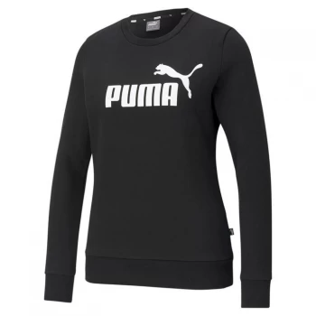Image of Puma Essential Crew Sweater Womens - Black