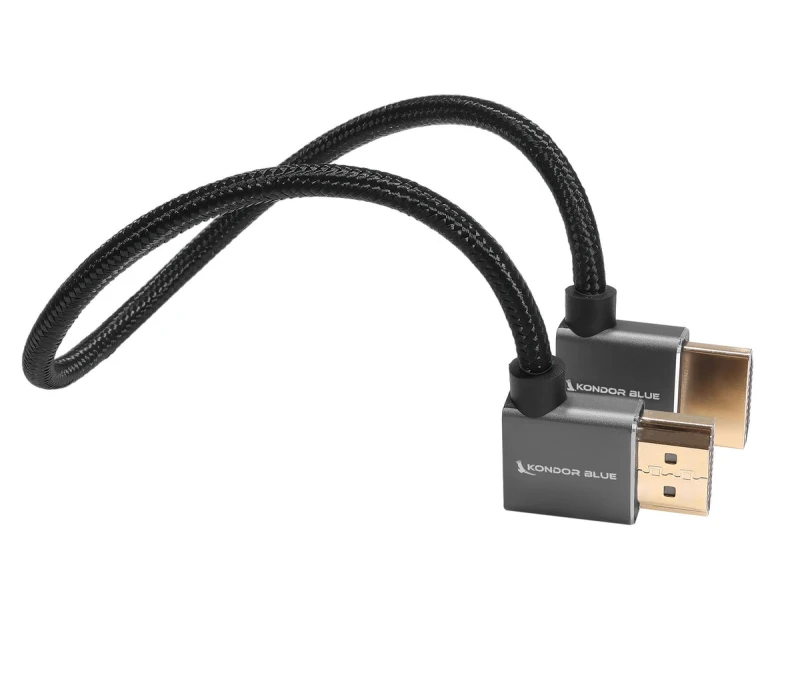 Image of Kondor Blue KB-FHDMI-12RA-LA-BK HDMI cable 0.3 m HDMI Type A (Standard