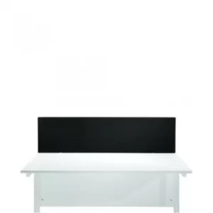 Image of Jemini Black 1800mm Straight Mounted Desk Screen KF79002
