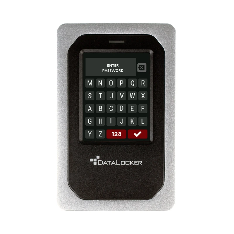 Image of Origin Storage DataLocker DL4 FE, 2TB SSD, FIPS 140-3 L3, AES 256-bit, Touchscreen, USB 3.2 Gen 1 DL4-SSD-2TB-FE