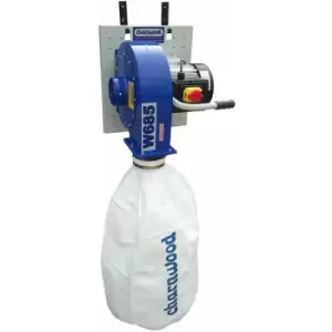 Image of CHARNWOOD W685 Wall Mounted or Portable Woodworking Dust & Chip Extractor, 1hp