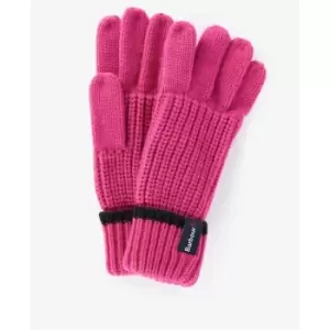 Image of Barbour Hiker Kesgrave Knitted Gloves - Pink