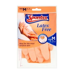Image of Spontex Latex-Free Gloves - Medium