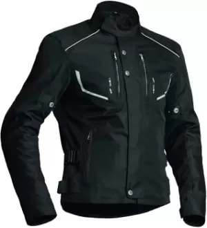 Image of Lindstrands Halden Waterproof Ladies Motorcycle Textile Jacket, black, Size 44 for Women, black, Size 44 for Women