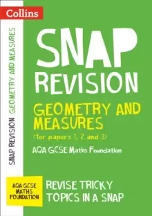 Image of AQA GCSE 9-1 Maths Foundation Geometry and Measures (Papers 1, 2 & 3) Revision Guide : Ideal for Home Learning, 2022 and 2023 Exams