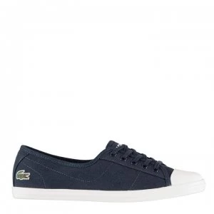 Image of Lacoste Ziane Canvas Shoes - Navy