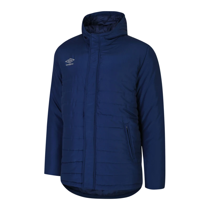 Image of Umbro Umbro Men Bench Padded Jacket in Navy Size: Small Navy S Male 5063377375046