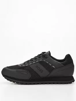 Image of BOSS Parkour Runner Trainers - Black, Size 11, Men