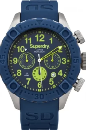 Image of Mens Superdry Deep Sea Chronograph Watch SYG142U