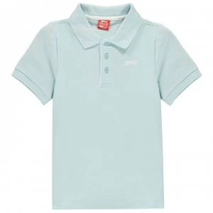 Image of Slazenger Plain Polo Shirt Junior Boys - Light Blue