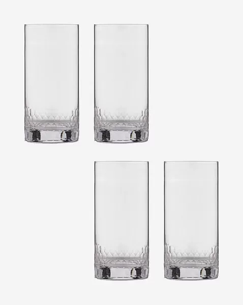 Image of Ravenhead Pisa Set of 4 Hi Ball Glasses