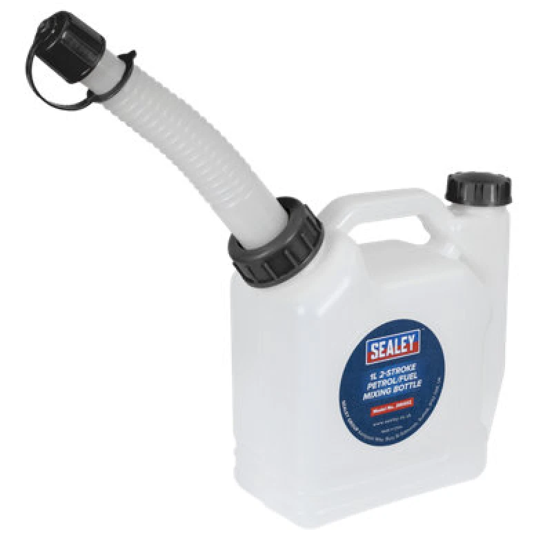Image of Sealey 2 Stroke Fuel Mixing Bottle and Flexible Spout Volume: 1l