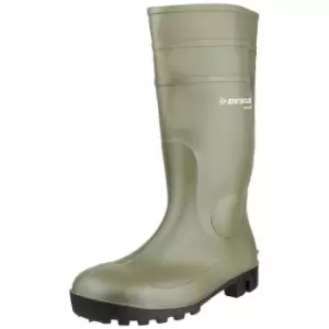 Image of Dunlop Unisex Adult Protomastor Wellington Boots (8 UK) (Green/Black) - Green/Black
