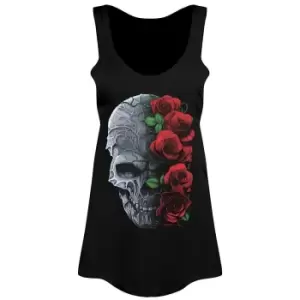 Image of Requiem Collective Ladies/Womens Immortal Bloom Floaty Tank (X Large (UK 14-16)) (Black)