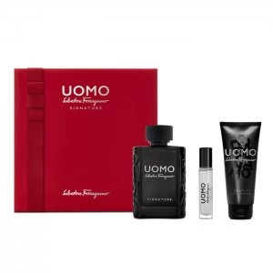 Image of Salvatore Ferragamo Uomo Signature Eau de Parfum 100ml Gift Set