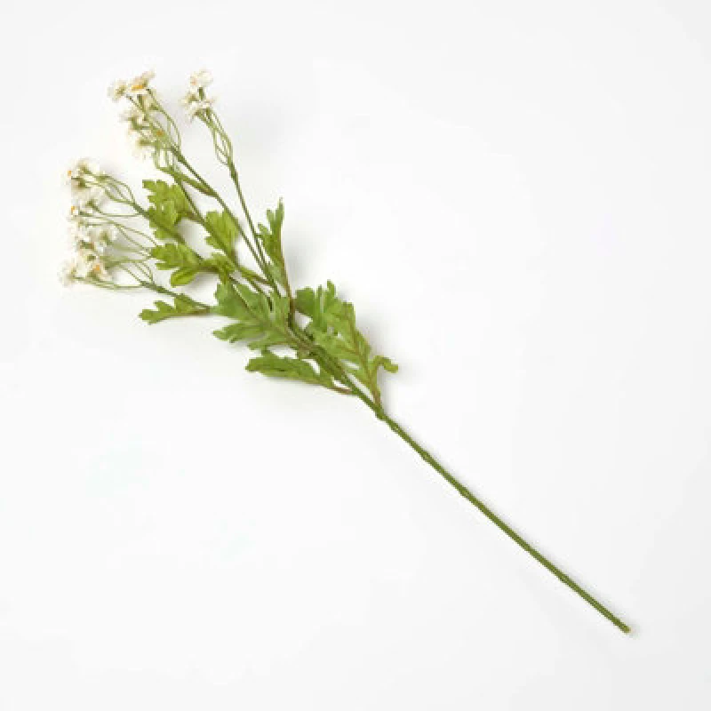 Image of Homescapes Artificial Stem of Wild Daisy Flowers, 55cm White